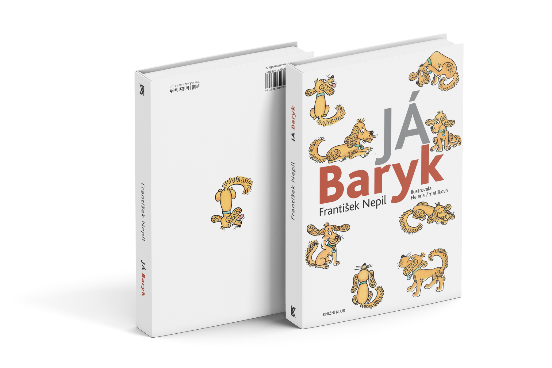 Hardcover Books Mockup Front And Back View