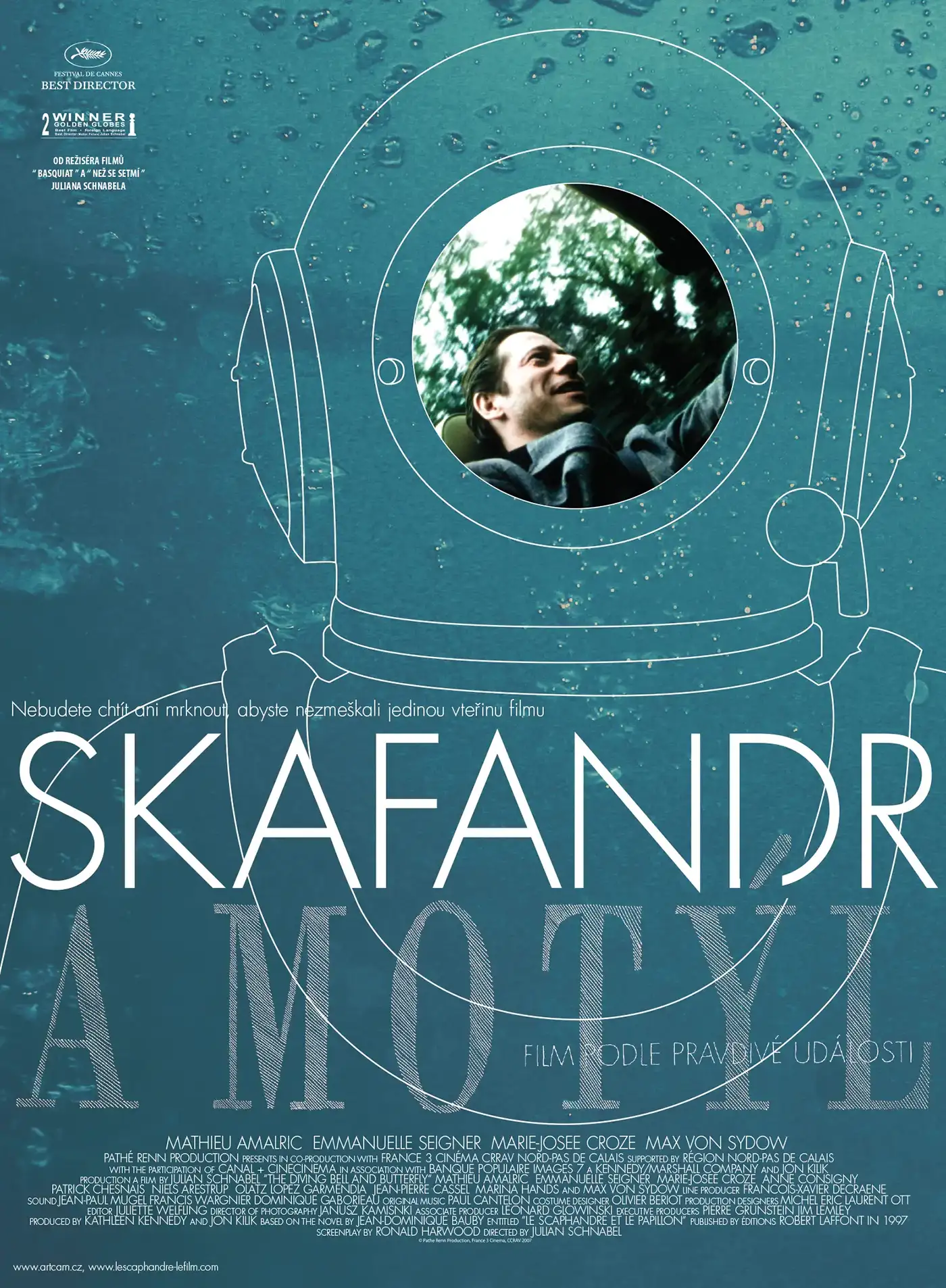 Skafandr a motyl plakat